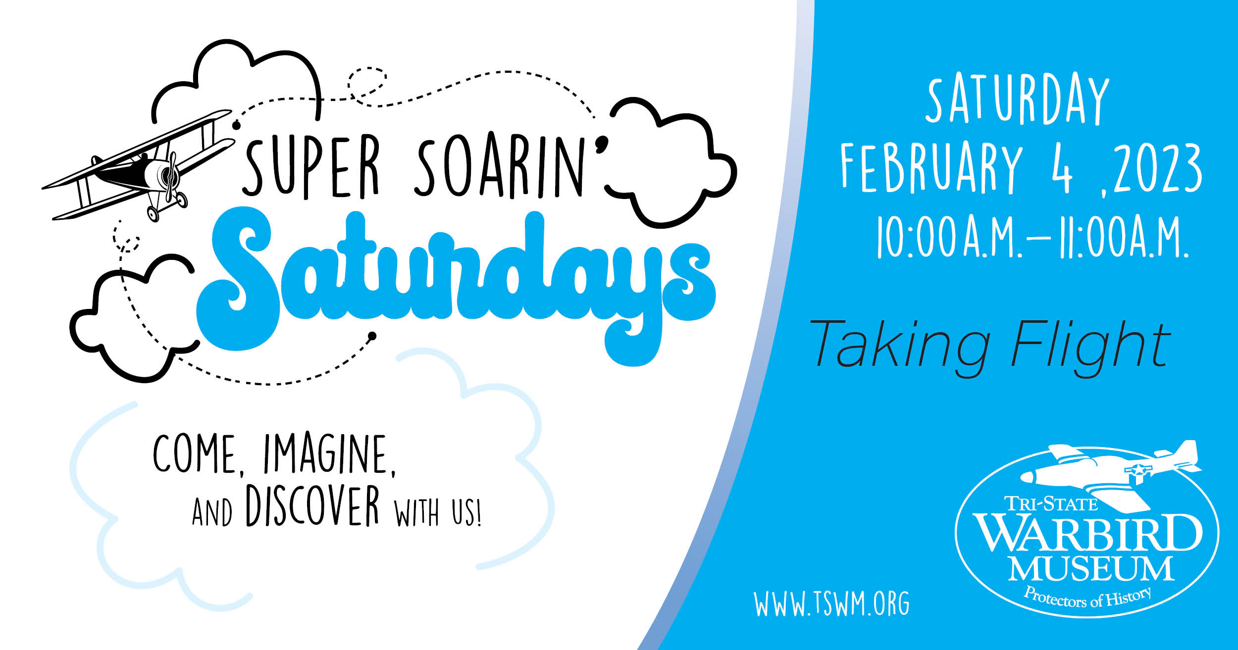 Super Soarin Saturdays February 4 2023 Taking Flight edited 8.31.22